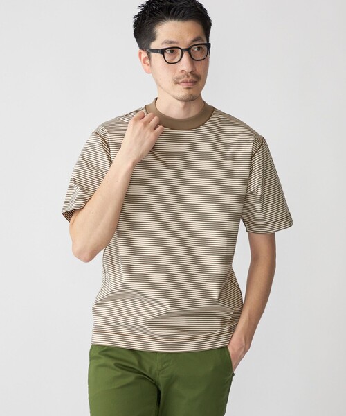 SHIPS(シップス)の「SHIPS: ハイゲージ クルーネック ポンチ Tシャツ(Tシャツ/カットソー・メンズ・ホワイト/ネイビー/ダークブラウン/ブルー系その他/コバルトブルー/グレー・SMALL/MEDIUM/LARGE/X-LARGE)」の16枚目の写真