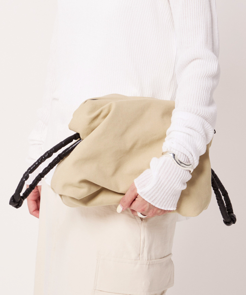 AP STUDIO（エーピーストゥディオ）の「【KASSL EDITIONS/カッスル エディションズ】Pouch canvas（クラッチバッグ・レディース・ベージュ・FREE）」の10枚目の写真