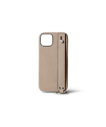 iPhone 16 Pro)ハンドル付き バックカバーケース シュリンクレザー