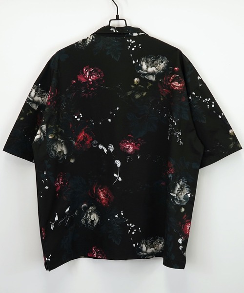Burner(バーナー)の「【GROOVY STORE】オーバーサイス総柄開襟シャツ(シャツ/ブラウス・メンズ・ホワイト/ブラック/ブラック系その他2/ホワイト系その他2・M/L)」の15枚目の写真