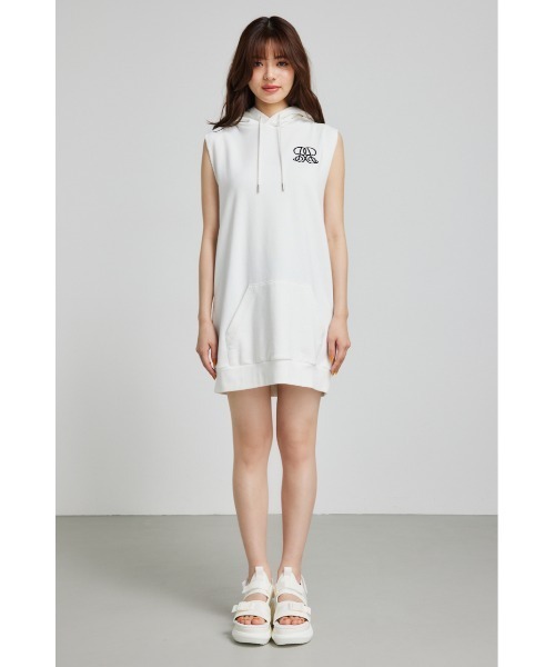 セール】Rモチーフスウェットノースリーブワンピース 夏服