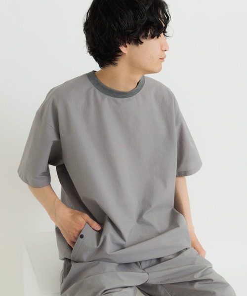 EKAL（エカル）の「『通気性/速乾』EASY BREEZY WIDE T-SHIRTS（Tシャツ/カットソー・メンズ・ブルー/グレー/ブラック・MEDIUM/LARGE）」の9枚目の写真