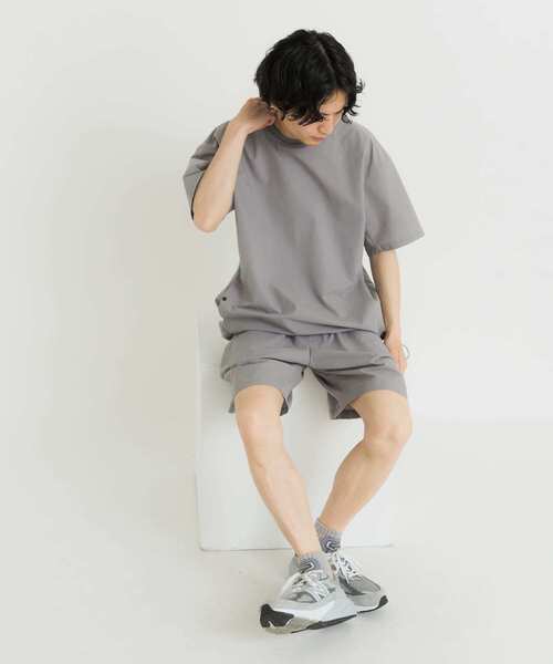 EKAL（エカル）の「『通気性/速乾』EASY BREEZY WIDE T-SHIRTS（Tシャツ/カットソー・メンズ・ブルー/グレー/ブラック・MEDIUM/LARGE）」の10枚目の写真