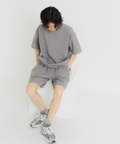EKAL（エカル）の「『通気性/速乾』EASY BREEZY WIDE T-SHIRTS（Tシャツ/カットソー・メンズ・ブルー/グレー/ブラック・MEDIUM/LARGE）」の11枚目の写真