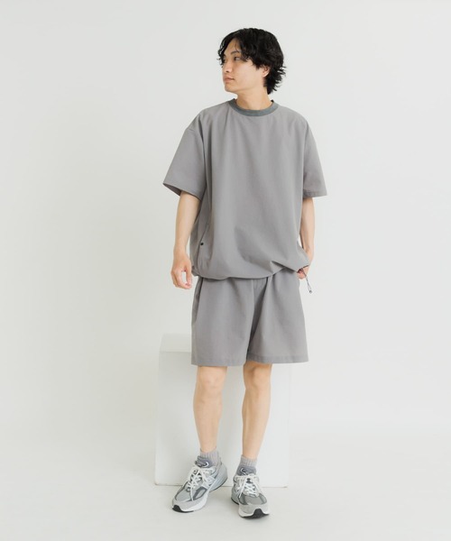 EKAL（エカル）の「『通気性/速乾』EASY BREEZY WIDE T-SHIRTS（Tシャツ/カットソー・メンズ・ブルー/グレー/ブラック・MEDIUM/LARGE）」の12枚目の写真