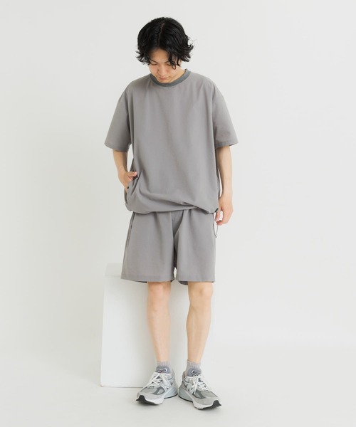 EKAL（エカル）の「『通気性/速乾』EASY BREEZY WIDE T-SHIRTS（Tシャツ/カットソー・メンズ・ブルー/グレー/ブラック・MEDIUM/LARGE）」の13枚目の写真