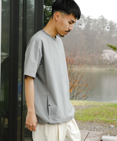 EKAL（エカル）の「『通気性/速乾』EASY BREEZY WIDE T-SHIRTS（Tシャツ/カットソー・メンズ・ブルー/グレー/ブラック・MEDIUM/LARGE）」の16枚目の写真