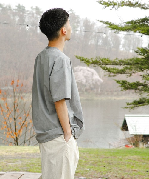 EKAL（エカル）の「『通気性/速乾』EASY BREEZY WIDE T-SHIRTS（Tシャツ/カットソー・メンズ・ブルー/グレー/ブラック・MEDIUM/LARGE）」の20枚目の写真