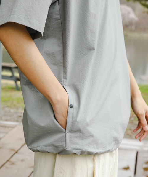 EKAL（エカル）の「『通気性/速乾』EASY BREEZY WIDE T-SHIRTS（Tシャツ/カットソー・メンズ・ブルー/グレー/ブラック・MEDIUM/LARGE）」の21枚目の写真