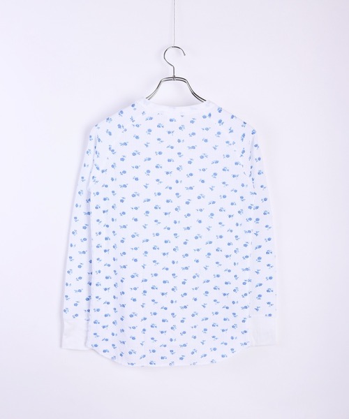JEMORGAN(ジェーイーモーガン)の「JEMORGAN / ジェーイーモーガン 花柄 ラグランスリーブ ワッフル長袖Tシャツ(Tシャツ/カットソー・レディース・ホワイト/杢グレー/ナチュラル/グレー系その他/ホワイト系その他/ベージュ系その他/ベージュ系その他2/ベージュ系その他4/ベージュ系その他3・FREE)」の11枚目の写真