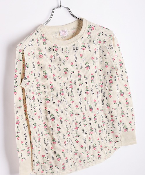 rosy monster 長袖フラワーワッフルカットソー rosy monster 長袖フラワーワッフルカットソー 8/9～【FINAL