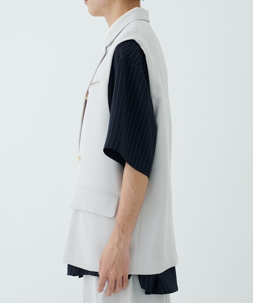 CULLNI（クルニ）の「STUDIOUS別注 NO SLEEVE TIELOCKEN JKT