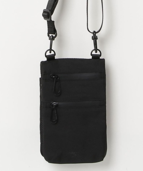   ブラックショルダーバッグ FUNCTIONAL/ファンクショナル ショルダーバック UTILITY NECK HOLDER