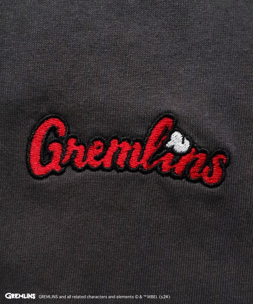 make a ray!（メイク ア レイ！）の「【GREMLINS/グレムリン】ギズモ ヴィンテージテイスト BIGプリント＆ポップコーンイラスト サガラ刺繍デザイン オーバーサイズ半袖Tシャツ/ビッグシルエット（Tシャツ/カットソー・メンズ・オフホワイト/ダークブルー/スミクロ/チャコールグレー/ホワイト/レモンイエロー・M/L/XL）」の19枚目の写真