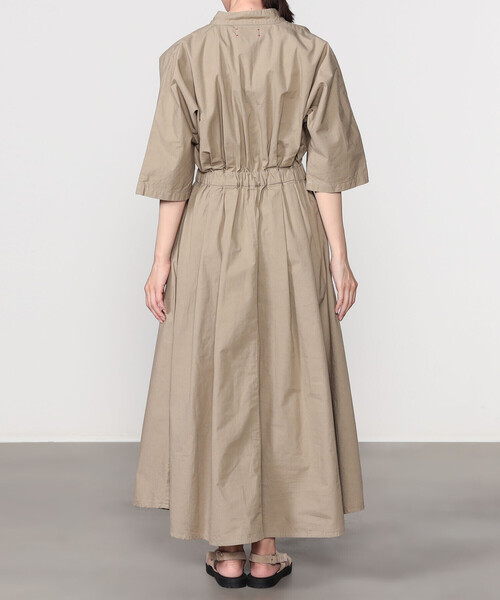 MEYAME(メヤメ)の「MEYAME | コットン スキッパーワンピース WOMEN(ワンピース・レディース・ブラック/ベージュ・F)」の8枚目の写真