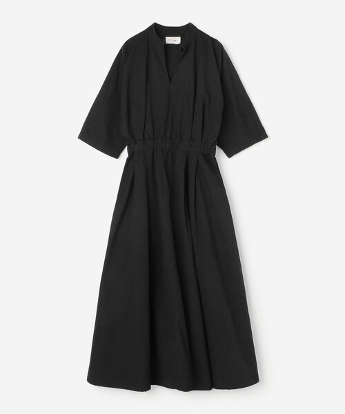MEYAME(メヤメ)の「MEYAME | コットン スキッパーワンピース WOMEN(ワンピース・レディース・ブラック/ベージュ・F)」の15枚目の写真