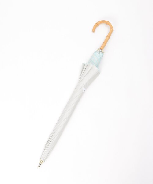 LBC（エルビーシー）の「Wpc. 遮光 インサイドカラー 長傘 日傘（折りたたみ傘・レディース・オフホワイト/ブラック・FREE）」の9枚目の写真