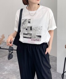 fredy emue | シルケットRESORT PHOTO Tシャツ(Tシャツ/カットソー)