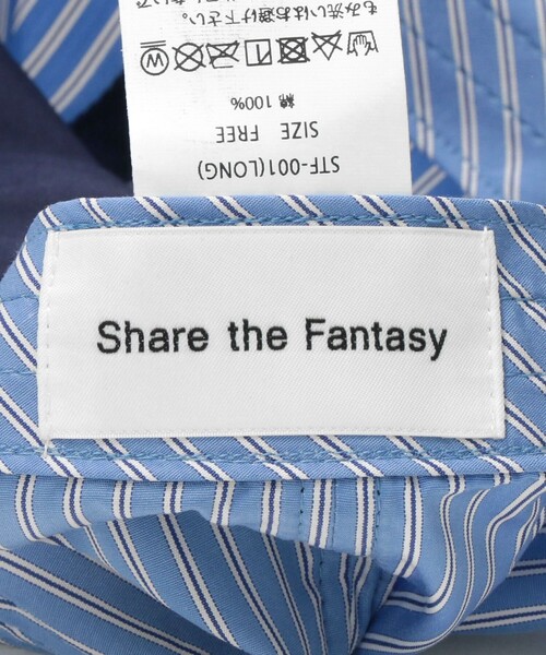 SHARE THE FANTASY(シェアザファンタジー)の「【別注】 <SHARE THE FANTASY> ストライプ キャップ(キャップ・メンズ・ライトブルー/ホワイト・FREE)」の14枚目の写真