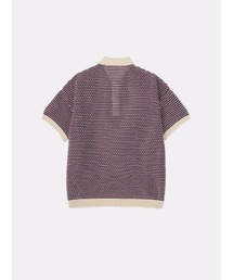 トップス SOFTHYPHEN KNIT POLO SOFTHYPHEN（ソフトハイフン）の「CROCHET KNIT POLO SHIRT