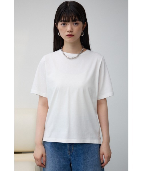 AZUL by moussy（アズールバイマウジー）の「フリルビスチェセットTシャツ（Tシャツ/カットソー・レディース・グレー/ブラック/アイボリー・FREE）」の18枚目の写真