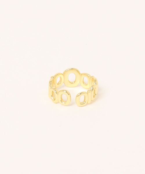 Burner(バーナー)の「【blatto 925silver】輪っか デザイン リング フリーサイズ bla-ring-00584(リング・レディース・ゴールド・FREE)」の2枚目の写真