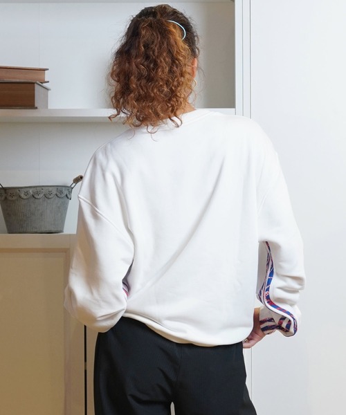 【セール】adidas/アディダス ショート丈トレーナー オーバーサイズ JUE39（スウェット）｜adidas（アディダス）