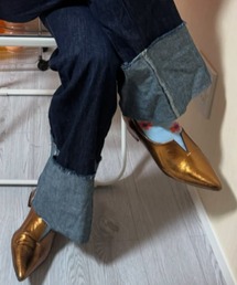 VIVIAN | ポインテッドトゥスリットデザインパンプス 結婚式 二次会 パーティー フォーマル オケージョン(パンプス)