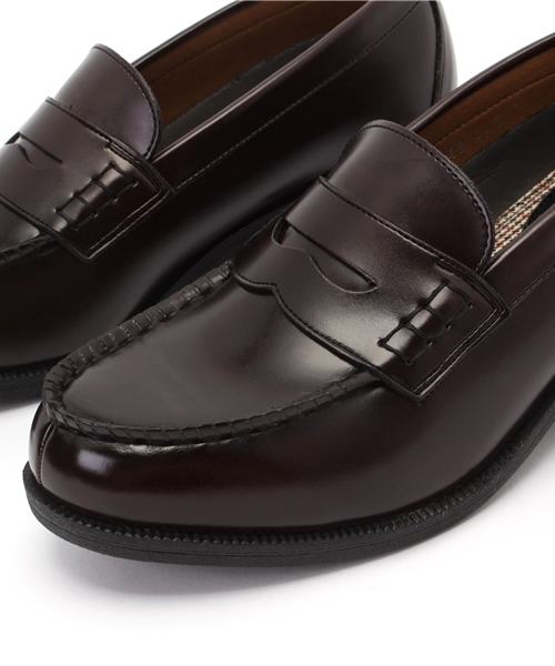 byあしながおじさん（バイアシナガオジサン）の「〈 byあしながおじさん〉　厚底ローファー（ローファー・レディース・ブラック/ダークブラウン/ワイン・22.5cm/23.0cm/23.5cm/24.0cm/24.5cm）」の8枚目の写真