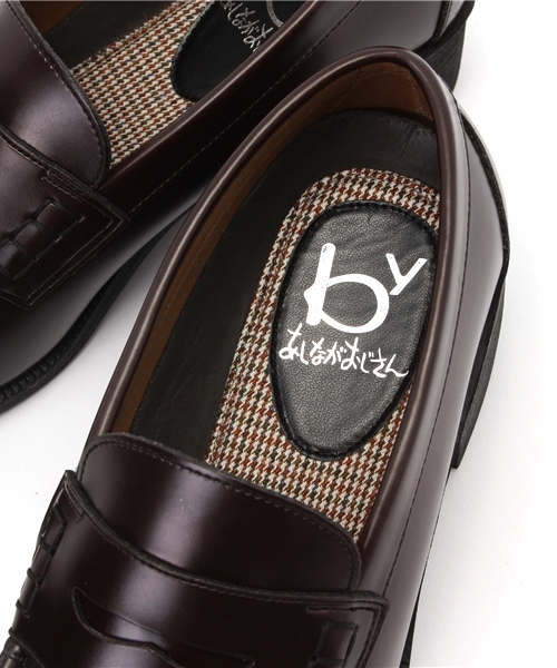 byあしながおじさん（バイアシナガオジサン）の「〈 byあしながおじさん〉　厚底ローファー（ローファー・レディース・ブラック/ダークブラウン/ワイン・22.5cm/23.0cm/23.5cm/24.0cm/24.5cm）」の9枚目の写真