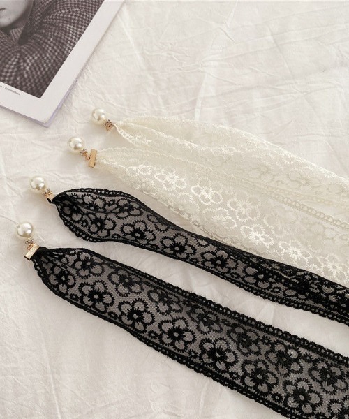 DIAVEL（ディアベル）の「レースベルト（ベルト・レディース・ブラック/ホワイト・FREE）」の6枚目の写真