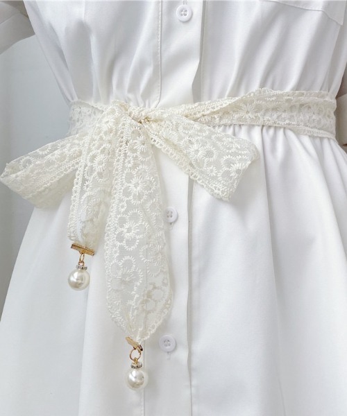 DIAVEL（ディアベル）の「レースベルト（ベルト・レディース・ブラック/ホワイト・FREE）」の7枚目の写真