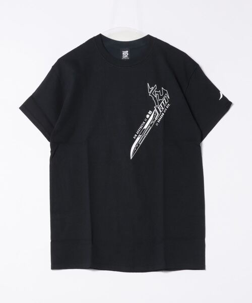 B.I.D.(ビーアイディー)の「《KINJAZ》Graphic T(Tシャツ/カットソー・メンズ・ホワイト/ブラック・MEDIUM/LARGE)」の2枚目の写真