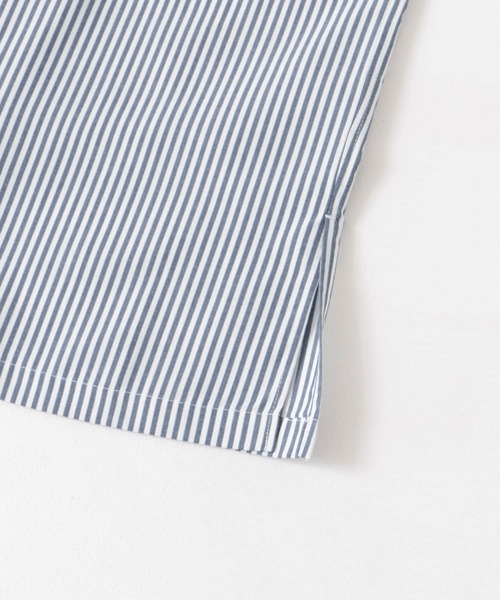 FORK&SPOON（フォークアンドスプーン）の「FORK&SPOON　PEブロードストライプシャツ（シャツ/ブラウス・レディース・ネイビー/ベージュ/ブラック・1）」の8枚目の写真