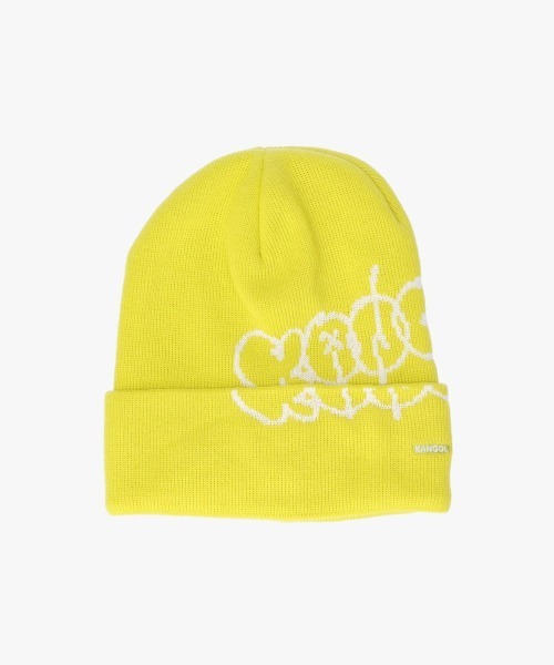 KANGOL(カンゴール)の「KANGOL Y2K BEANIE / カンゴール(ニットキャップ/ビーニー・レディース・ブラック/オレンジ/ライトイエロー/ライトグレー・ONE SIZE)」の3枚目の写真