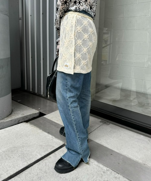 HELLO.SANFRANCISCO（ハローサンフランシスコ）の「【HELLO.SANFRANCISCO】フラワー刺繍レース巻きスカート（スカート・レディース・アイボリー・ONE SIZE）」の11枚目の写真