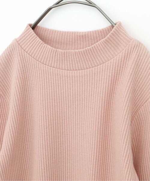 p.premier（ピードットプルミエ）の「イロチ買いしたいnobi-nobiストレッチリブトップス（Tシャツ/カットソー・キッズ・レッド/オフホワイト/ストライプ/ブラック/ブルー/イエロー/ピンク・90/100/110/120/80/130/140）」の18枚目の写真