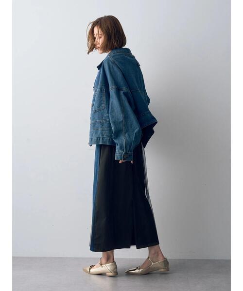 Editt by YECCA VECCA（エディットバイイェッカヴェッカ）の「2wayデニムジャケット（デニムジャケット・レディース・インディゴブルー・FREE）」の17枚目の写真