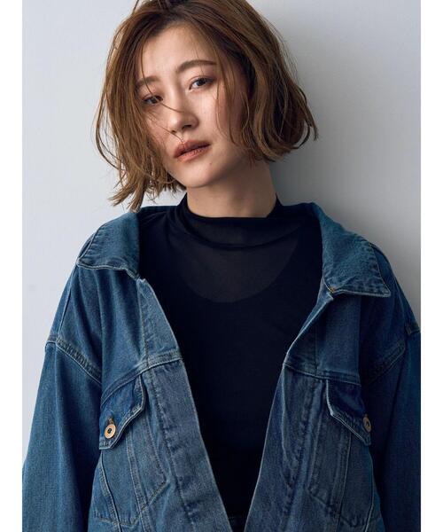 Editt by YECCA VECCA（エディットバイイェッカヴェッカ）の「2wayデニムジャケット（デニムジャケット・レディース・インディゴブルー・FREE）」の15枚目の写真