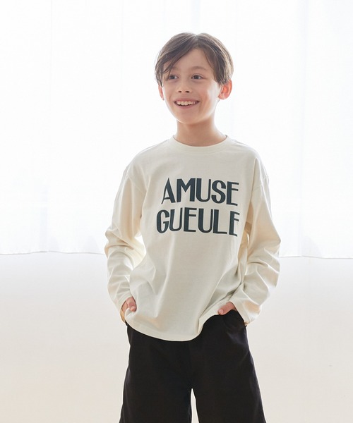 coca(coca)(コカ)の「キッズ 親子お揃いテールカットプリントコットンロンT(Tシャツ/カットソー・キッズ・B/E/D/C/A/F・150/140/130/120)」の7枚目の写真