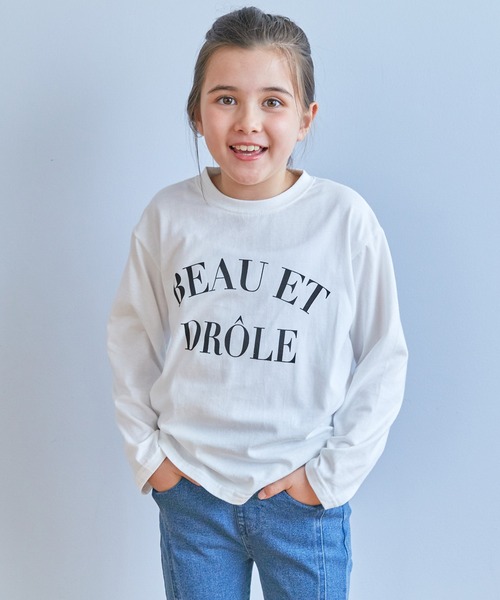 coca(coca)(コカ)の「キッズ 親子お揃いテールカットプリントコットンロンT(Tシャツ/カットソー・キッズ・B/E/D/C/A/F・150/140/130/120)」の19枚目の写真