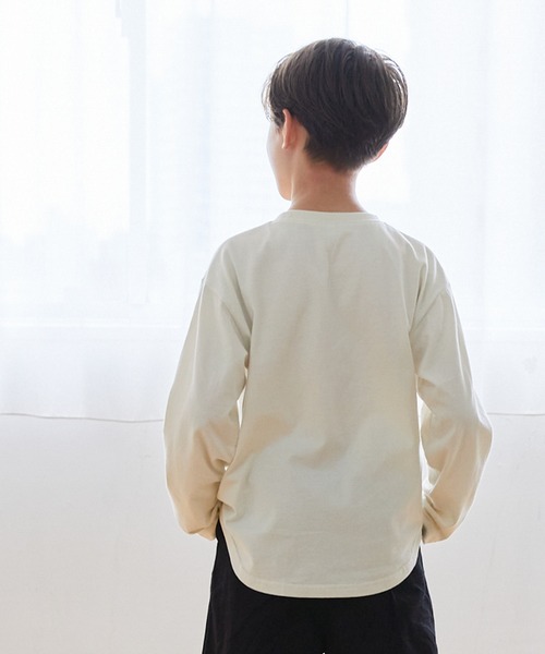 coca(coca)(コカ)の「キッズ 親子お揃いテールカットプリントコットンロンT(Tシャツ/カットソー・キッズ・B/E/D/C/A/F・150/140/130/120)」の9枚目の写真