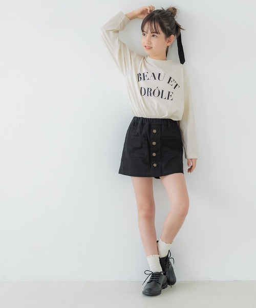 coca(coca)(コカ)の「キッズ 親子お揃いテールカットプリントコットンロンT(Tシャツ/カットソー・キッズ・B/E/D/C/A/F・150/140/130/120)」の18枚目の写真