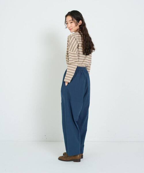 conges payes ADIEU TRISTESSE(コンジェ ペイエ アデュートリステス)の「タイプライターテーパードパンツ(その他パンツ・レディース・チェック/ネイビー・38)」の13枚目の写真