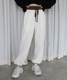 double waist sweat pants / ダブルウエストスウェットパンツ