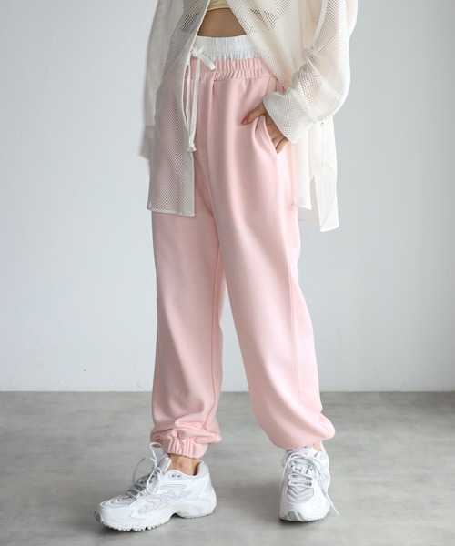 double waist sweat pants / ダブルウエストスウェットパンツ