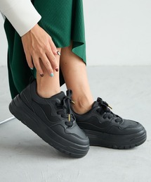 BAYFLOW | [抗菌消臭付き!厚底でスタイルアップ]ファットシューレーススニーカー(スニーカー)