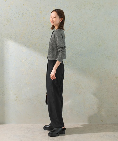 URBAN RESEARCH ROSSO WOMEN（アーバンリサーチ　ロッソ）の「コンパクトラメニット（ニット/セーター・レディース・ブルー/ブラック系その他・FREE）」の6枚目の写真