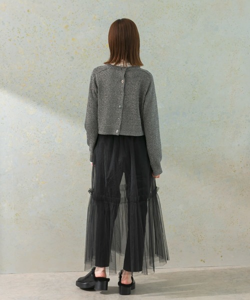 URBAN RESEARCH ROSSO WOMEN（アーバンリサーチ　ロッソ）の「コンパクトラメニット（ニット/セーター・レディース・ブルー/ブラック系その他・FREE）」の10枚目の写真