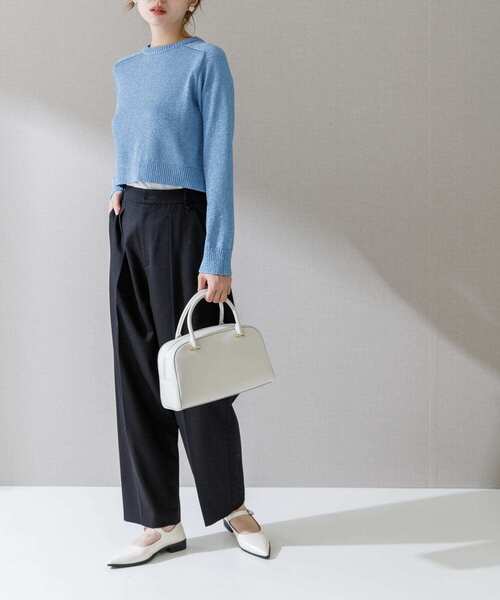 URBAN RESEARCH ROSSO WOMEN（アーバンリサーチ　ロッソ）の「コンパクトラメニット（ニット/セーター・レディース・ブルー/ブラック系その他・FREE）」の17枚目の写真